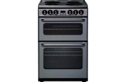 New World ES550DOMS Double Electric Cooker - Silver.